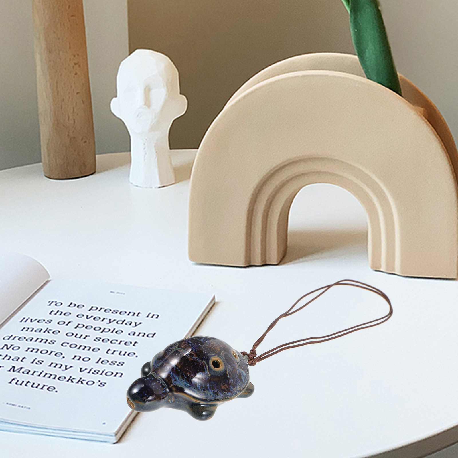 Ocarina Ceramic - Ceramiczna ocarina w kształcie żółwia z