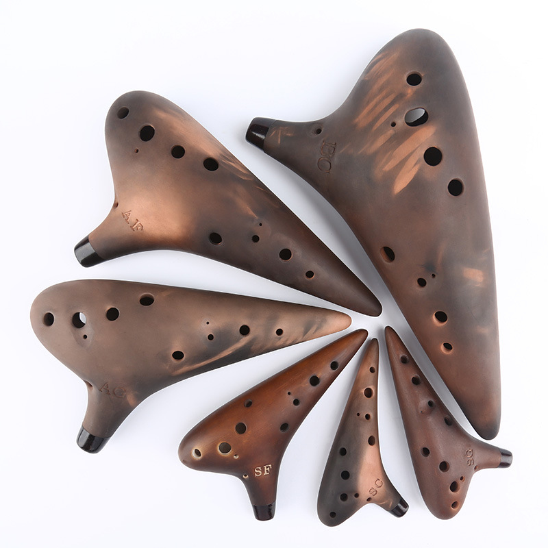 Ocarina Ceramic - Ocarina ceramiczna z fioletowej gliny, tonacja