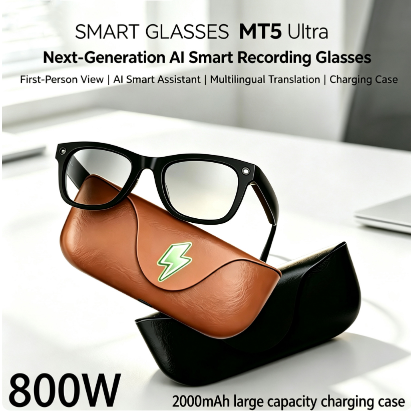 Audio Music Videos - Inteligentne okulary AI 2026 HD 800W