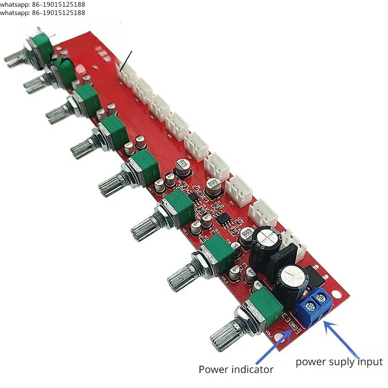 Audio Music Mixer - 8-kanałowy mikser audio NE5532 DIY do