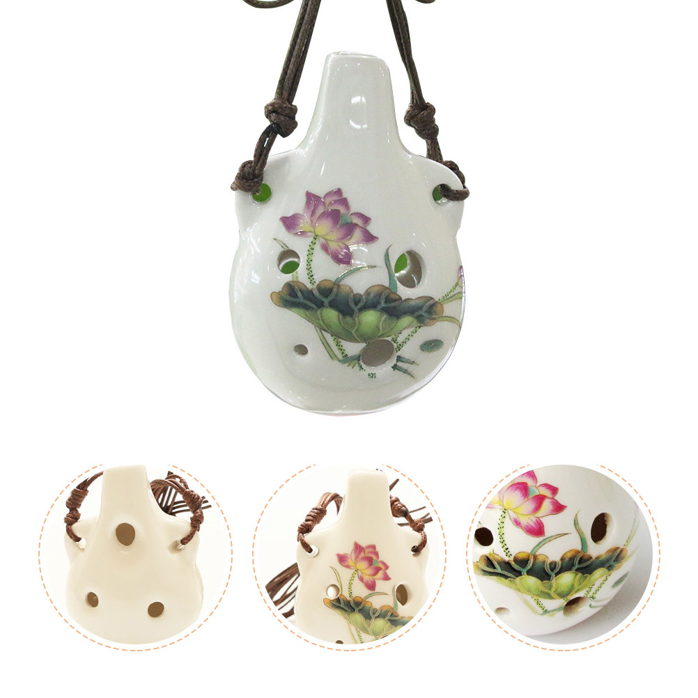 Ocarina Ceramic - Ocarina z 6 otworami w kształcie