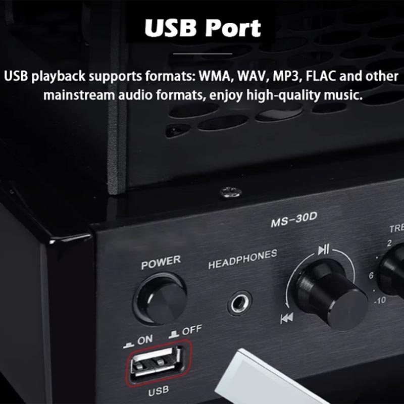 Wzmacniacz lampowy HIFI 2.1Ch  – Audio Youtube Music Free recenzja i cena