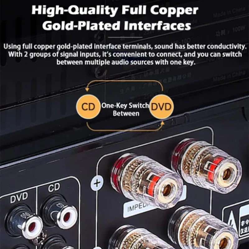 Wzmacniacz lampowy HIFI 2.1Ch  – Audio Youtube Music Free recenzja i cena