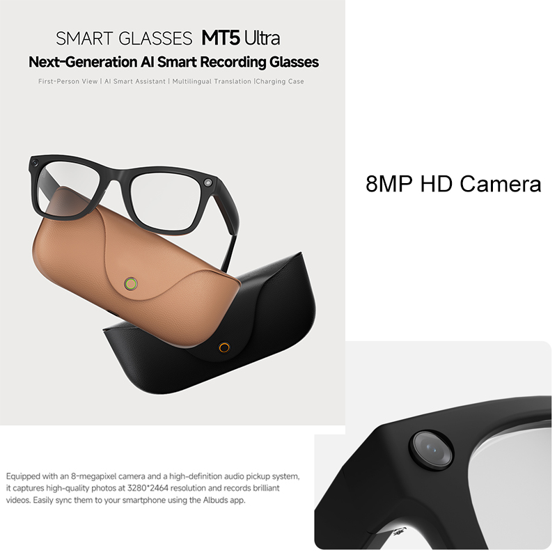 Inteligentne okulary AI 2026 H – Audio Music Videos recenzja i cena