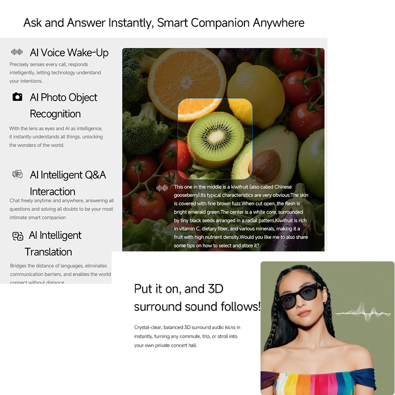 Inteligentne okulary AI 2026 H – Audio Music Videos recenzja i cena