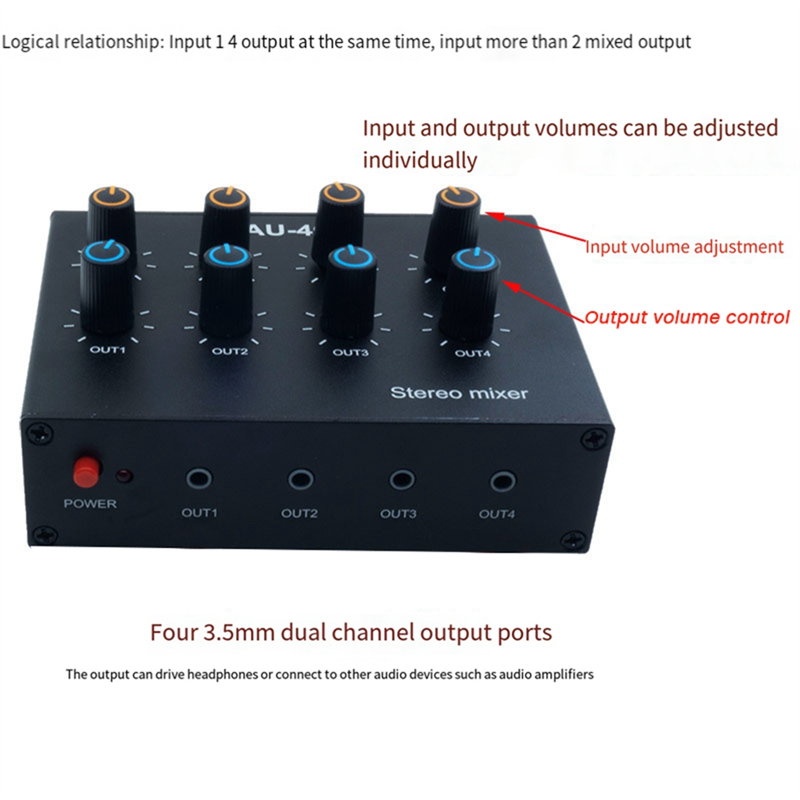 M07K-AU-404 Stereo Sound Czter – Audio Music Mixer recenzja i cena