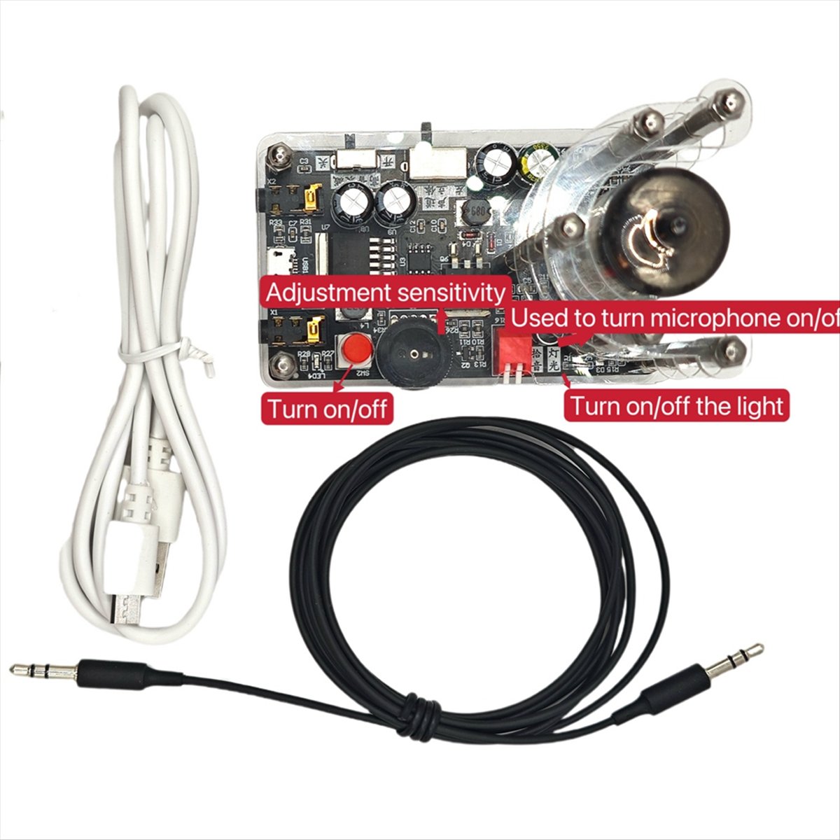 DTC5 Nowa lampa USB 5V z efekt – Audio Youtube Music Free recenzja i cena