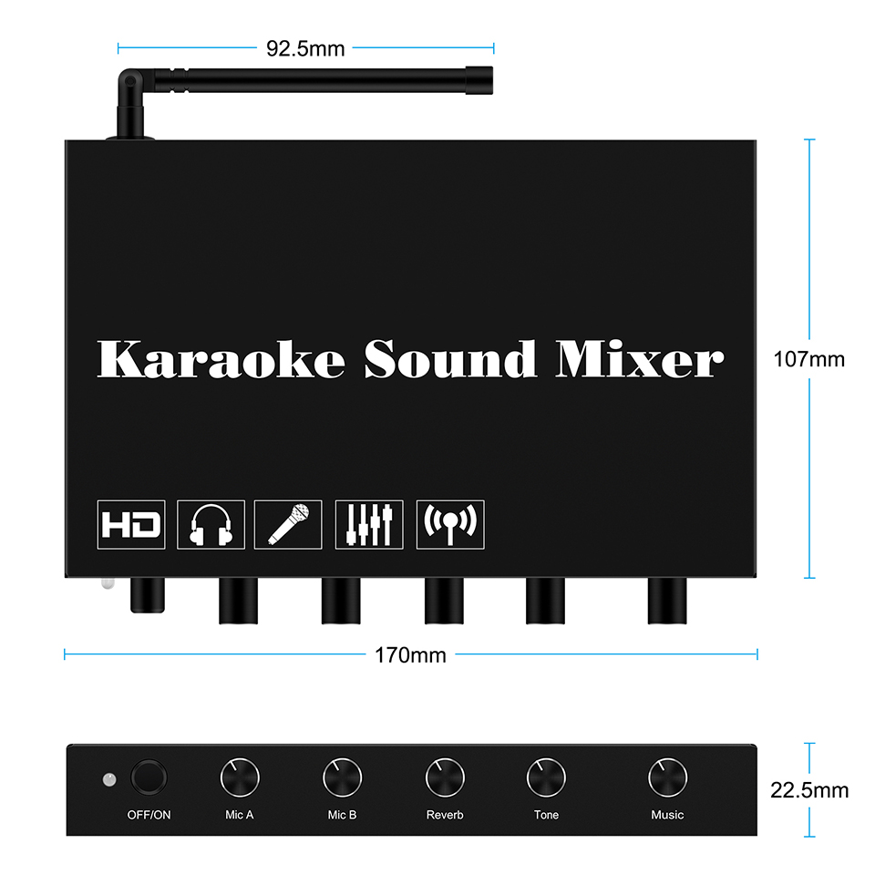 Mikser audio, mikser DJ, kontr – Audio Music Mixer recenzja i cena