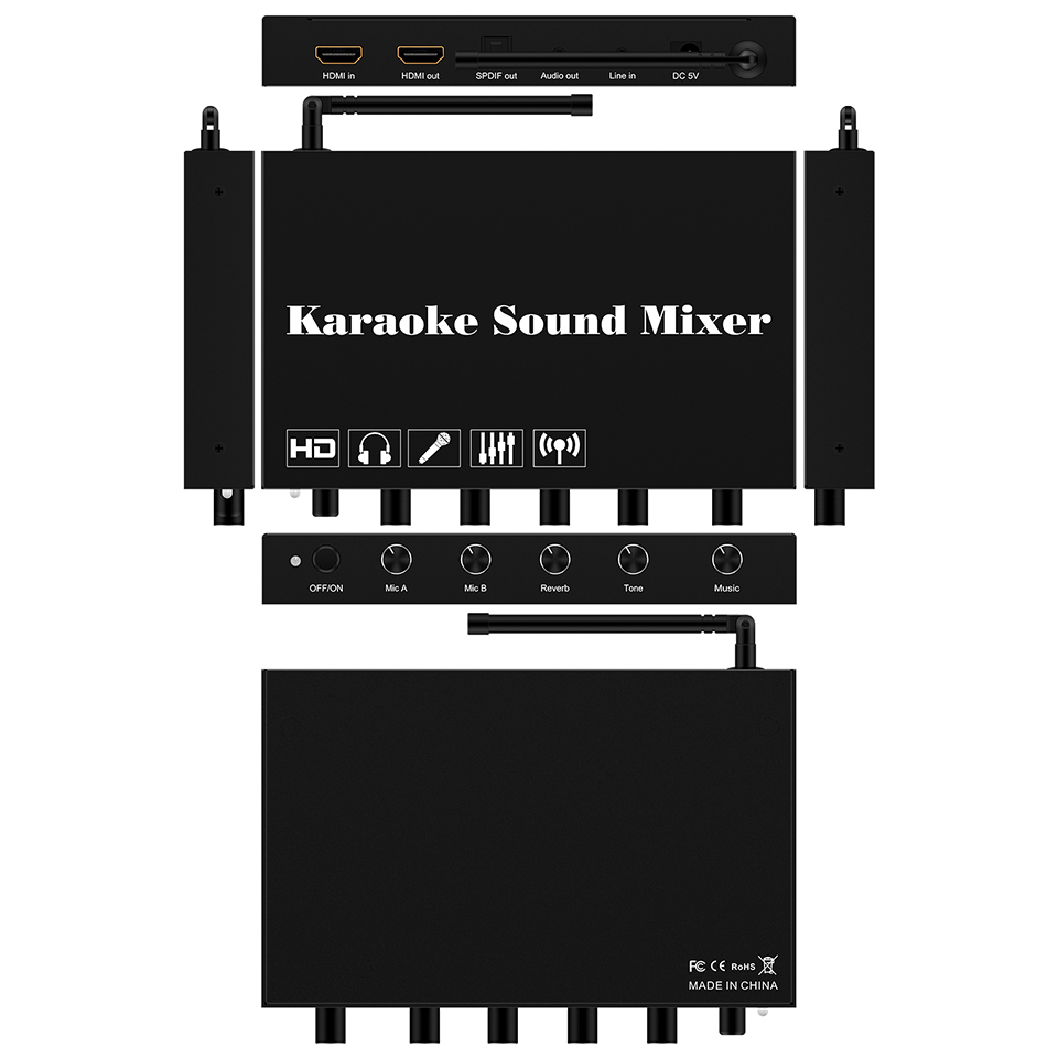 Mikser audio, mikser DJ, kontr – Audio Music Mixer recenzja i cena