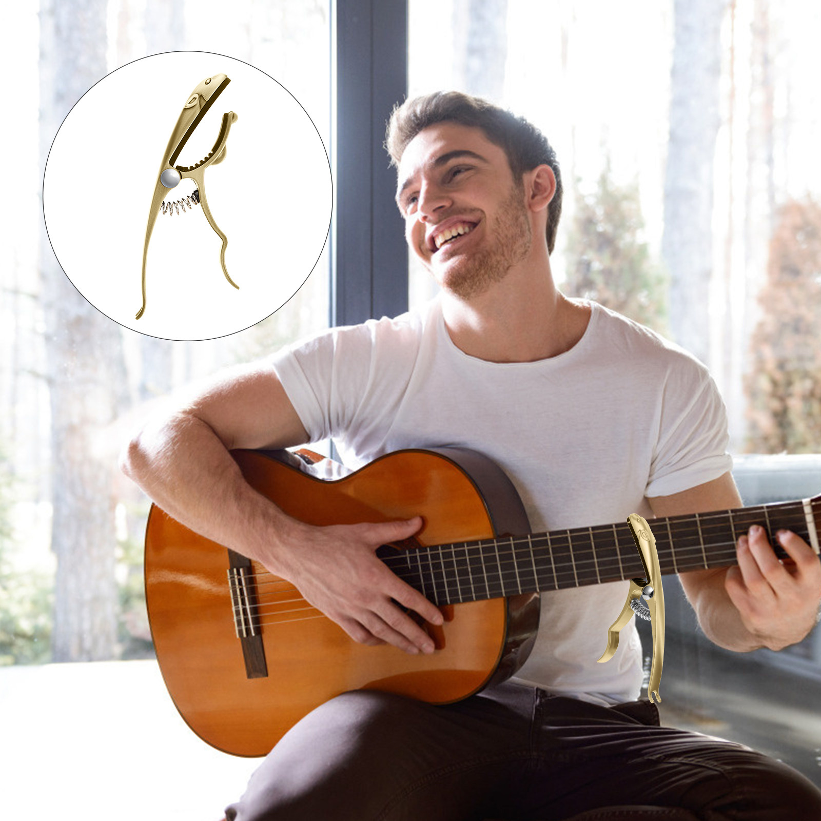 1 szt. Kapodaster do gitary ze – Guitar Capo Clip recenzja i cena