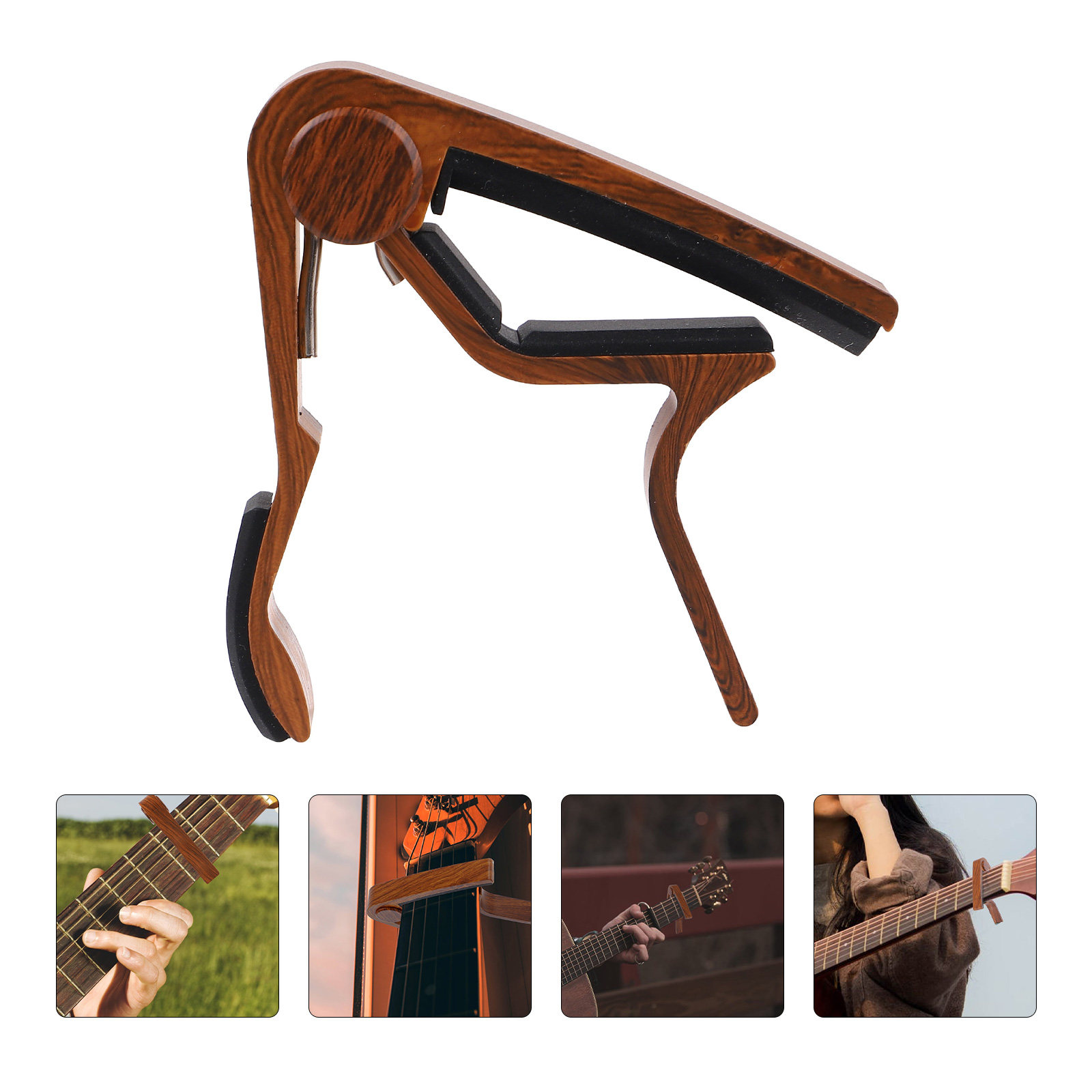 Metalowy kapodaster do gitary, – Guitar Capo Clip recenzja i cena