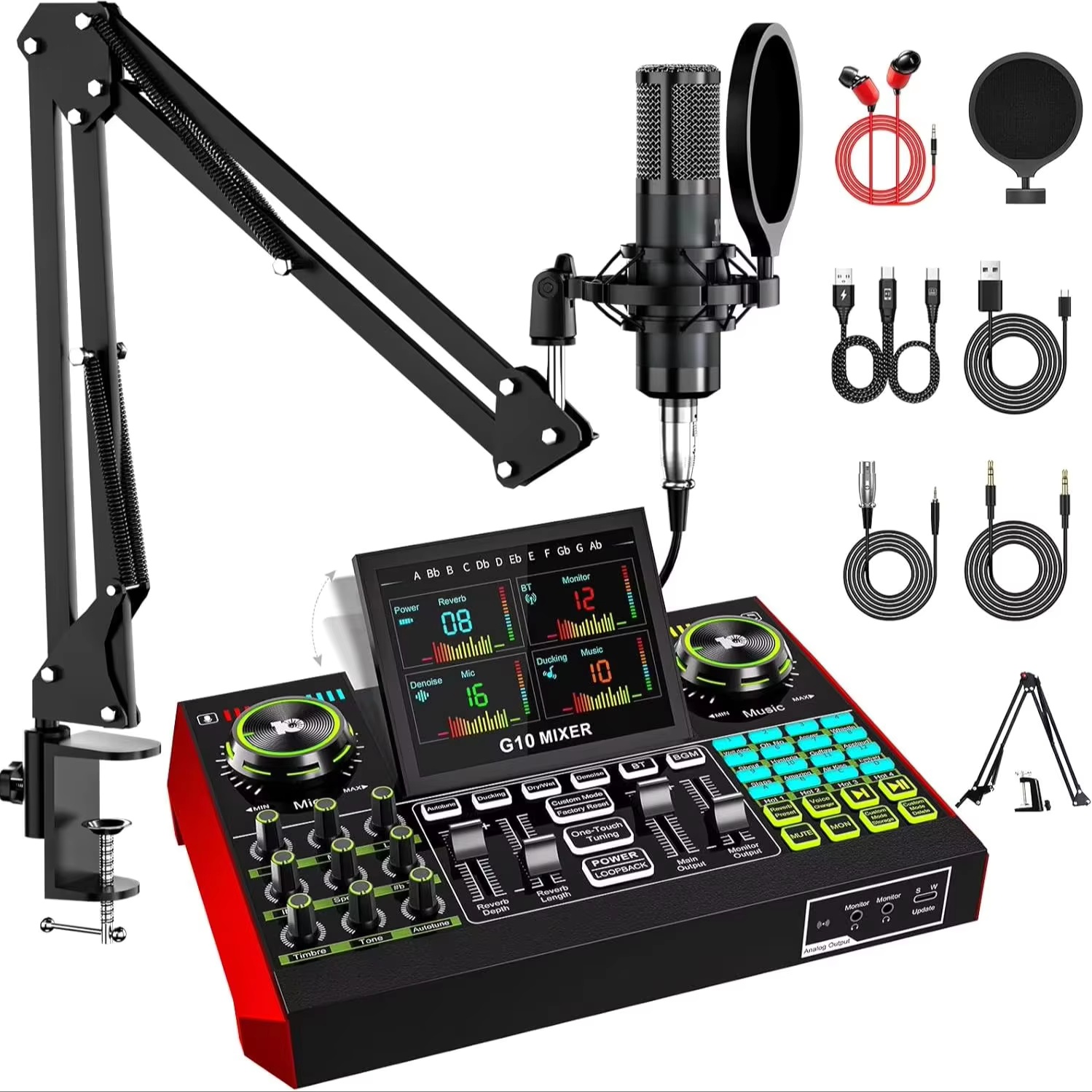 Tenlamp G10 Interfejs Audio do – Audio Music Mixer recenzja i cena