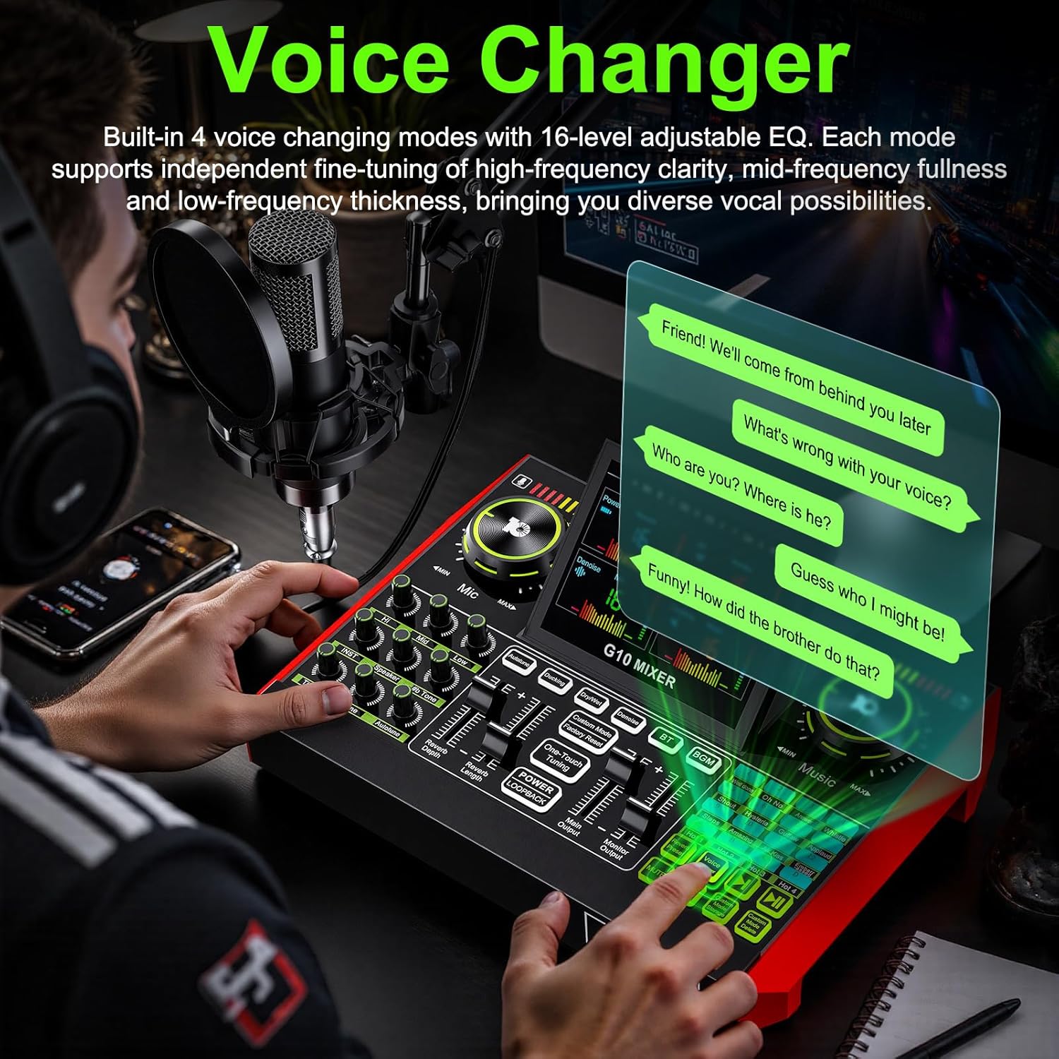 Tenlamp G10 Interfejs Audio do – Audio Music Mixer recenzja i cena