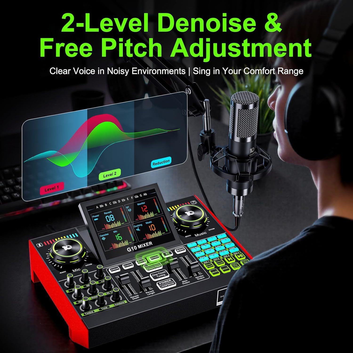 Tenlamp G10 Interfejs Audio do – Audio Music Mixer recenzja i cena