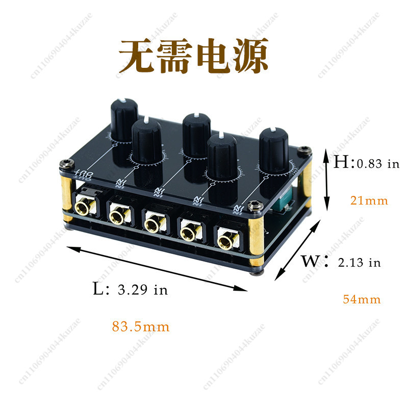 Dwukanałowy mikser audio na ży – Audio Music Mixer recenzja i cena