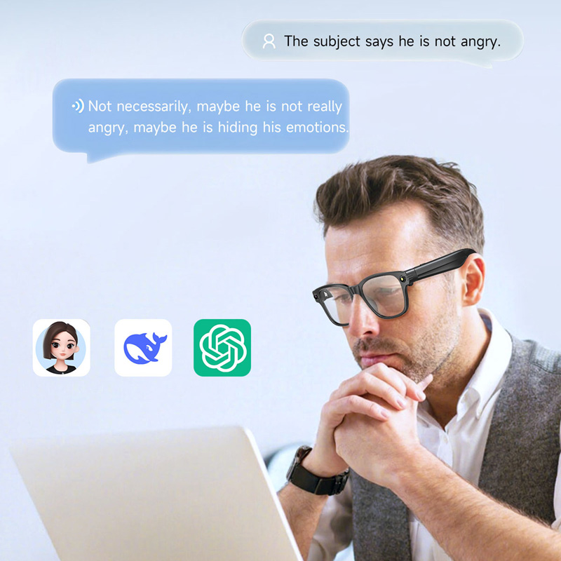 Inteligentne okulary AI z 8-me – Audio Music Videos recenzja i cena