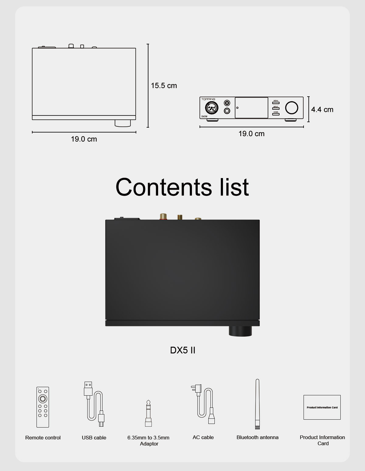Topping DX5II DX5 II Cyfrowy D – Audio To Music Generator recenzja i cena